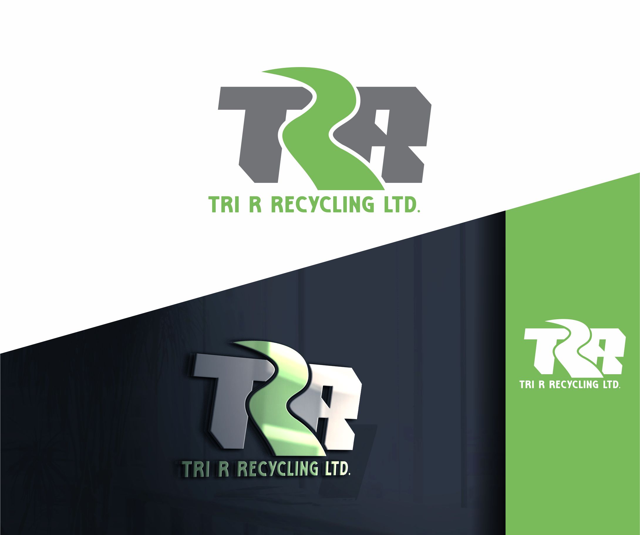 Diseño de Logo por alkaline para Tri R Recycling Ltd | Diseño #35438238