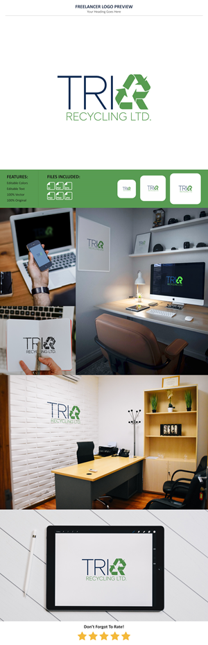 Logo Design by StudioDesigner for Tri R Recycling Ltd | Design: #35459943