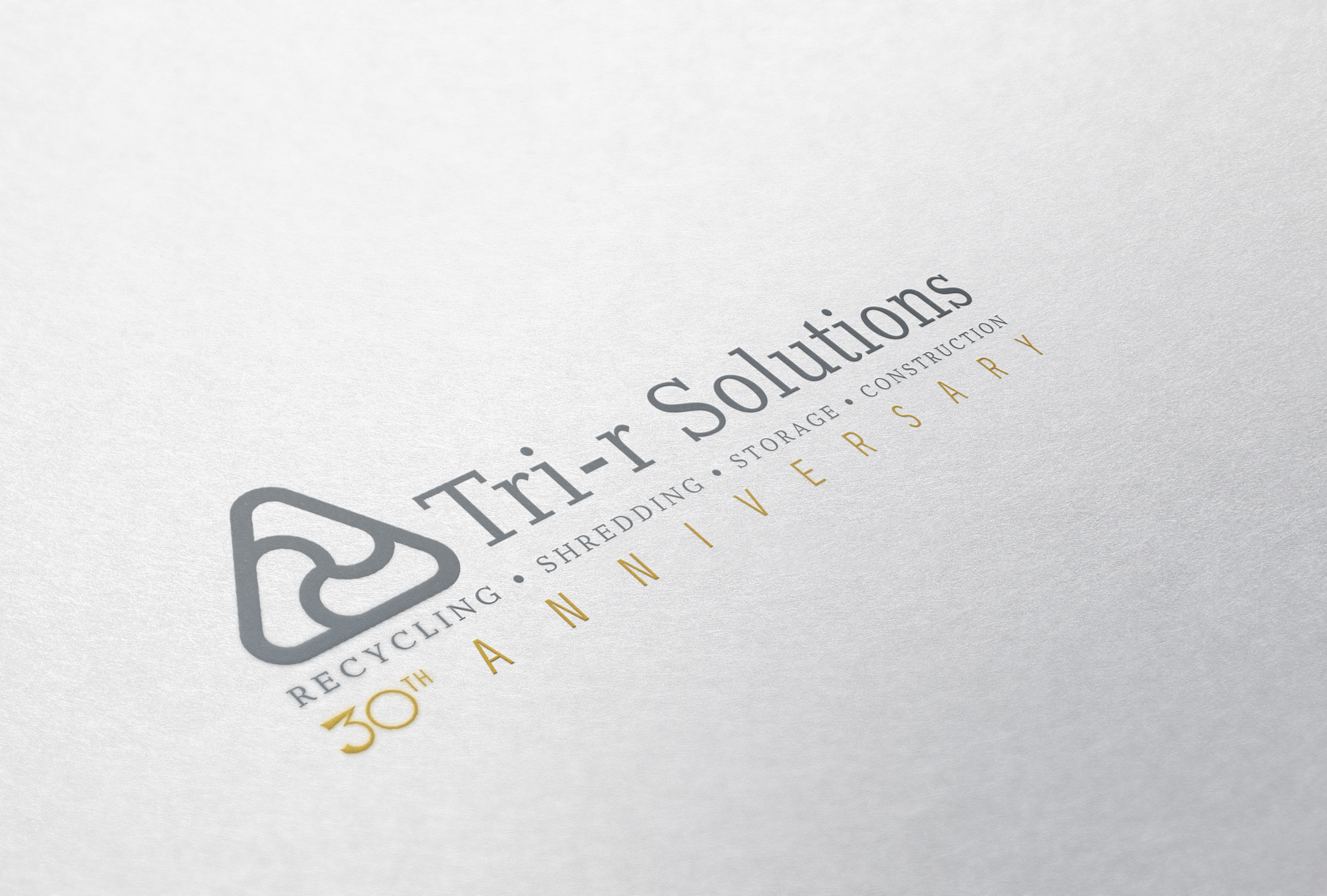 Logo Design by Tube light for Tri R Recycling Ltd | Design #35469100