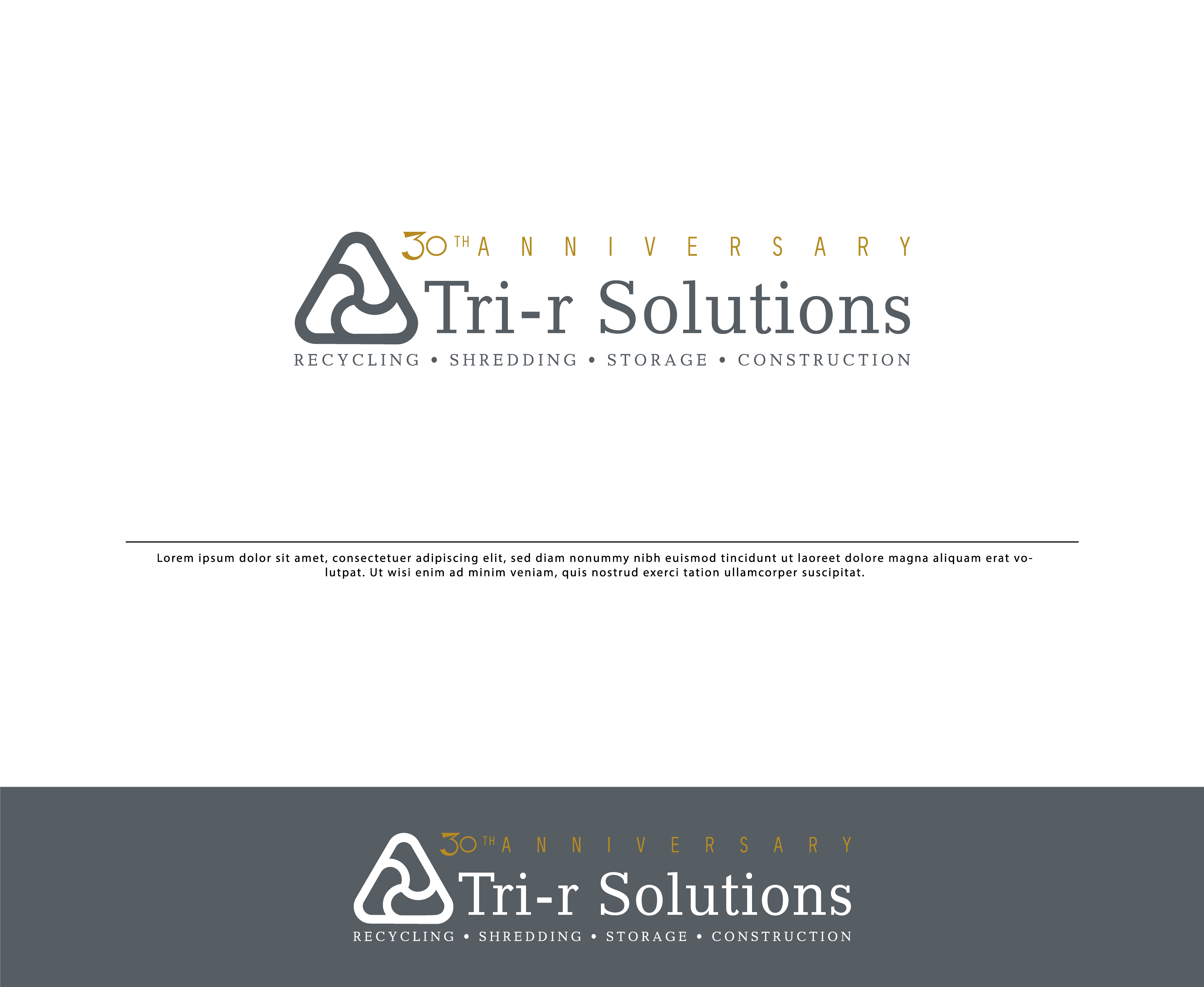 Diseño de Logo por Tube light para Tri R Recycling Ltd | Diseño #35469103