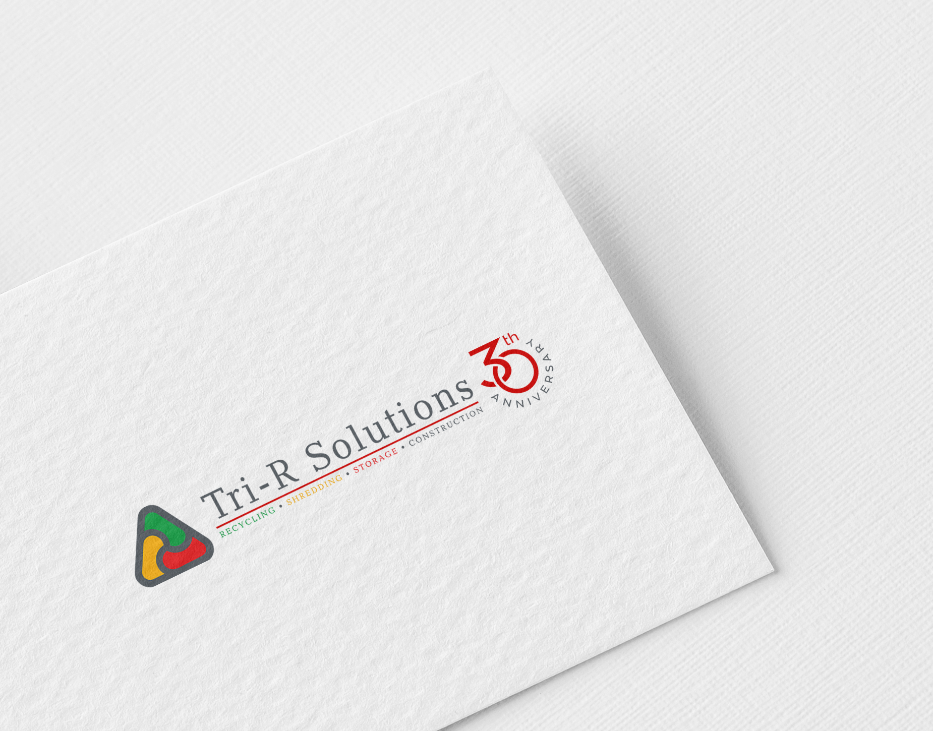 Logo Design by Tube light for Tri R Recycling Ltd | Design #35475585