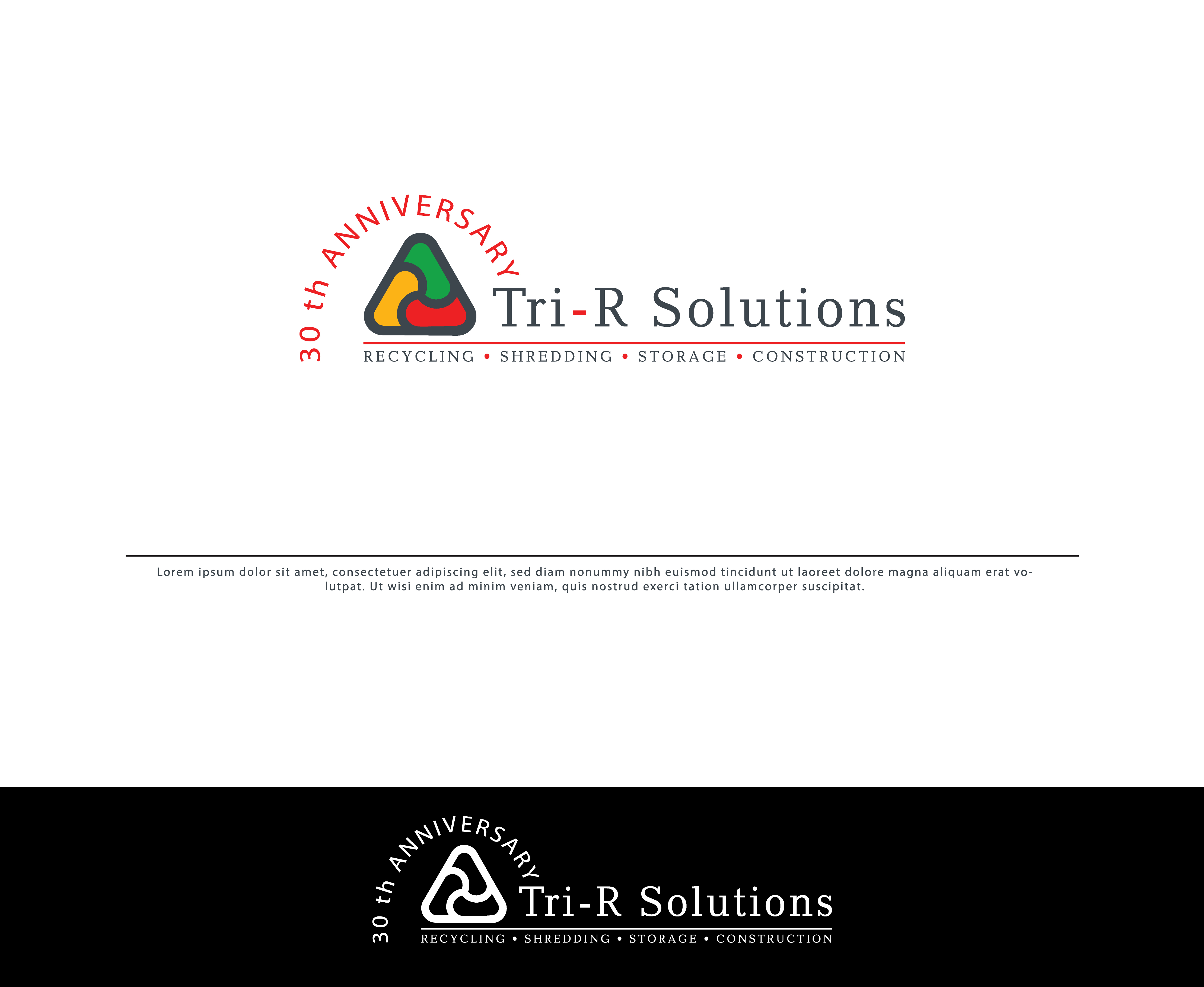 Diseño de Logo por Tube light para Tri R Recycling Ltd | Diseño #35475587