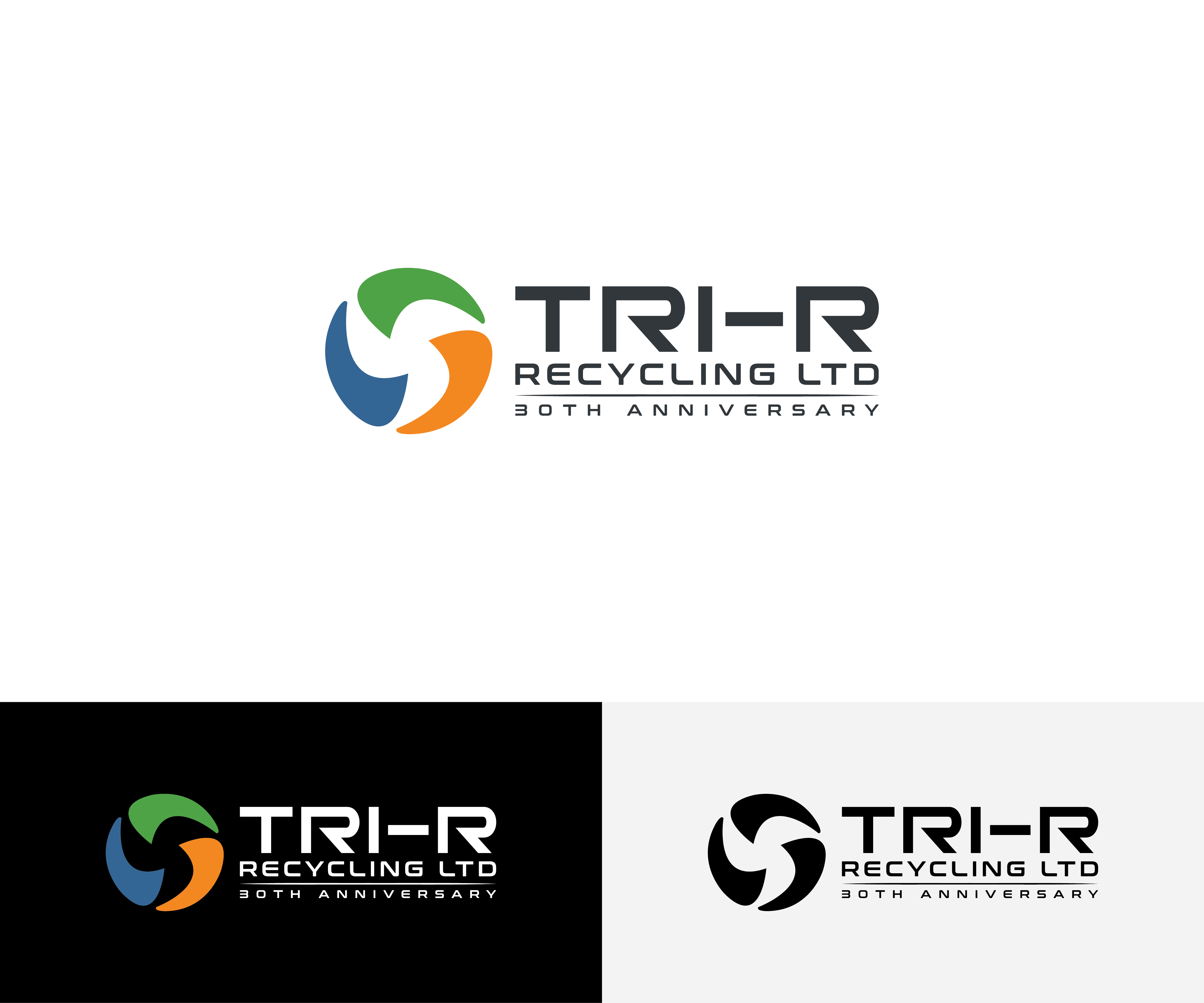 Logo Design by N M Designs for Tri R Recycling Ltd | Design #35468396