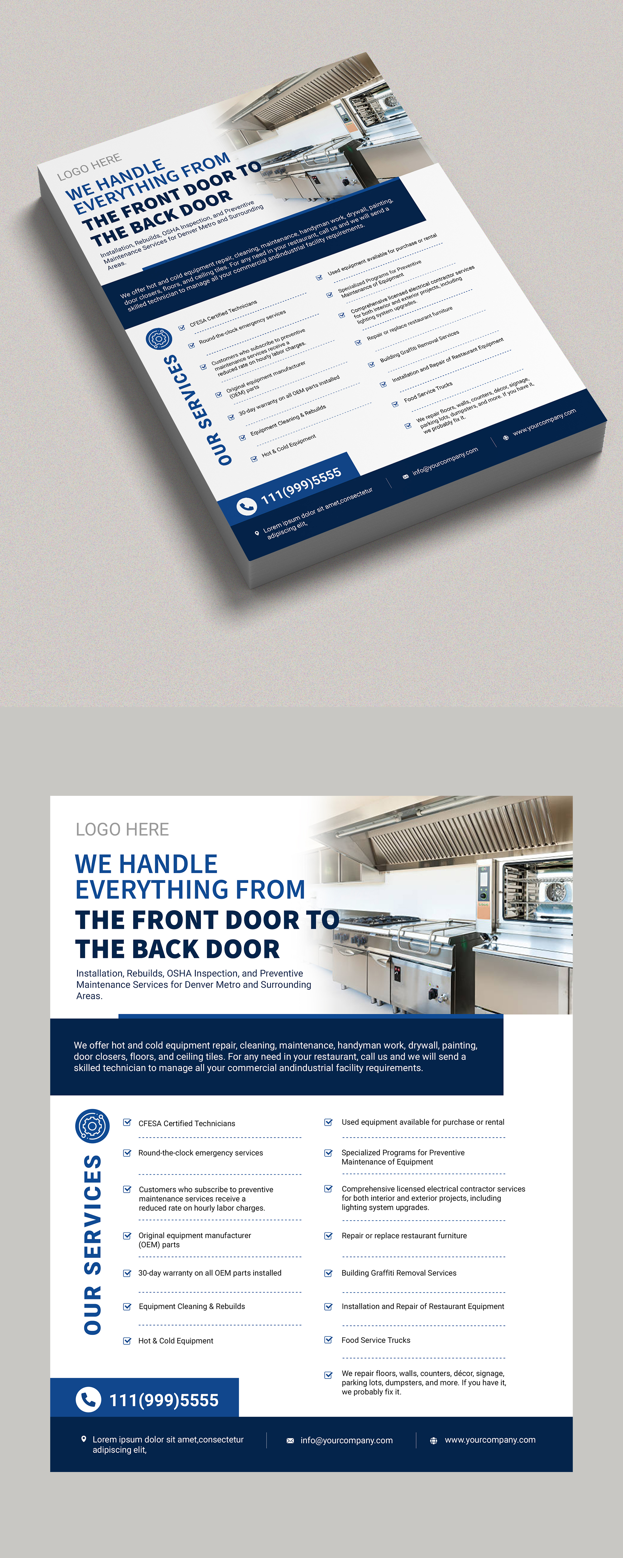Flyer Design by Design Motion for Mile High Millwrights and Maintenance | Design #35436312