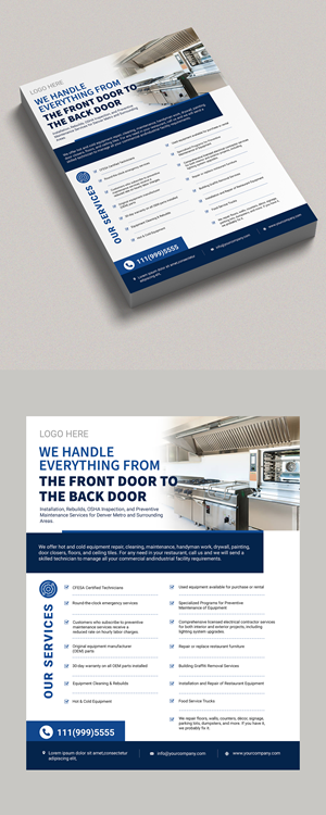 Flyer Design by Design Motion for Mile High Millwrights and Maintenance | Design: #35436312