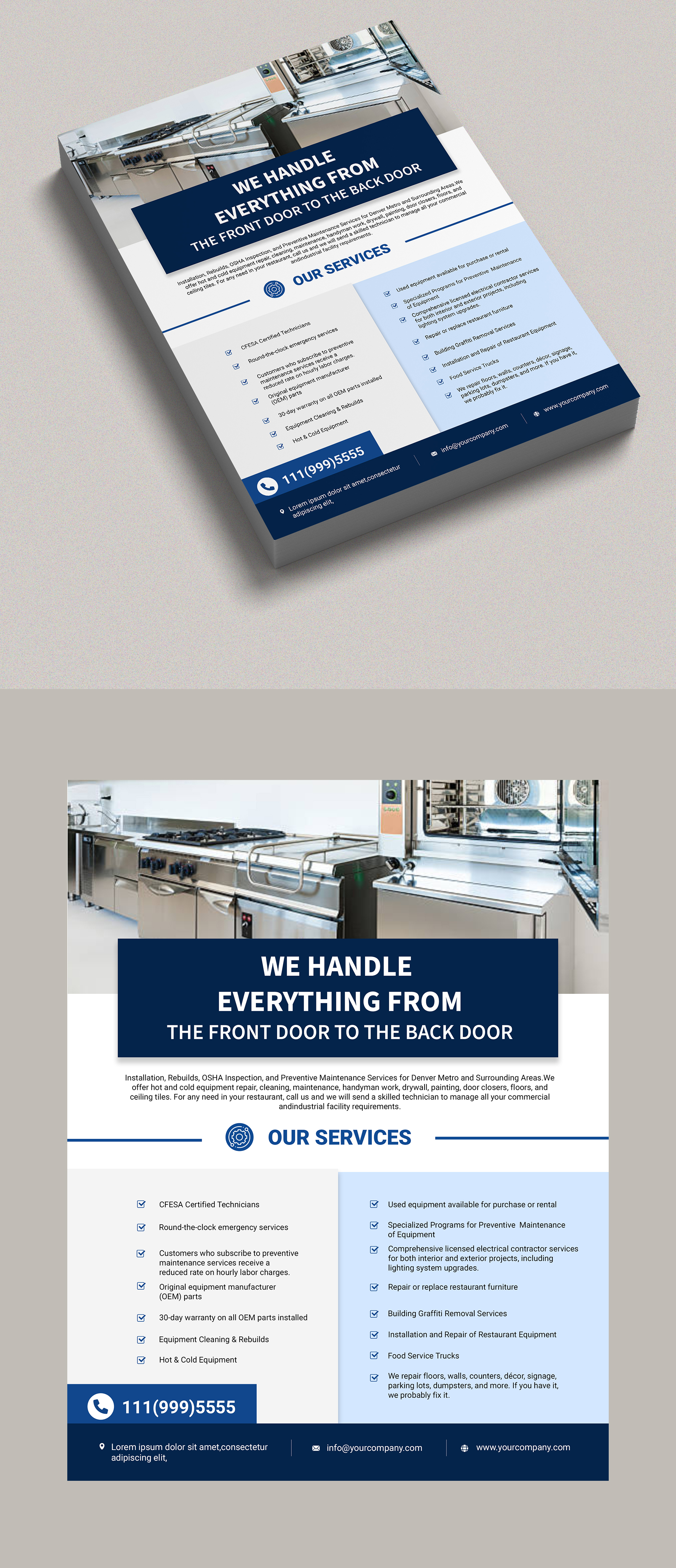 Flyer Design by Design Motion for Mile High Millwrights and Maintenance | Design #35444054