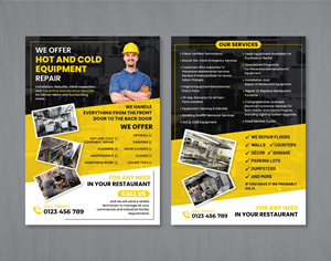 Flyer Design by artbitin for Mile High Millwrights and Maintenance | Design: #35436228