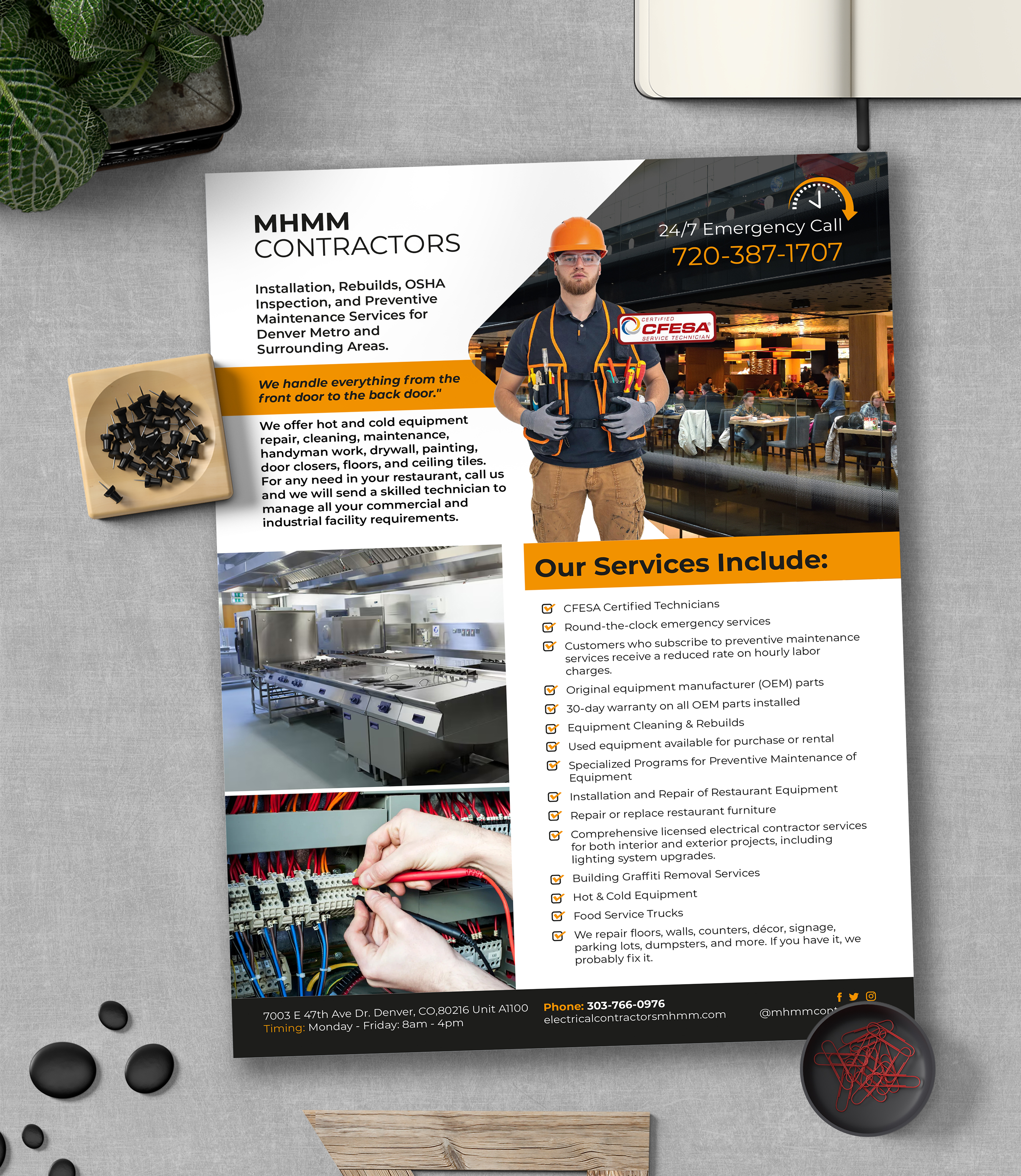 Flyer Design by Achiver for Mile High Millwrights and Maintenance | Design #35441975