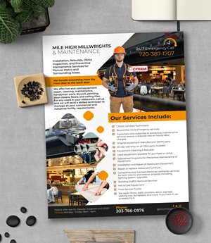 Flyer Design by Achiver for Mile High Millwrights and Maintenance | Design: #35445863