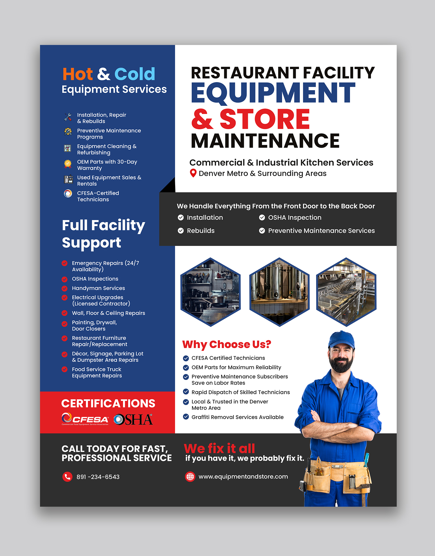Flyer Design by debdesign for Mile High Millwrights and Maintenance | Design #35437761
