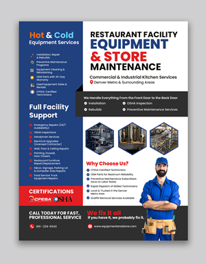 Flyer Design by debdesign for Mile High Millwrights and Maintenance | Design: #35437761