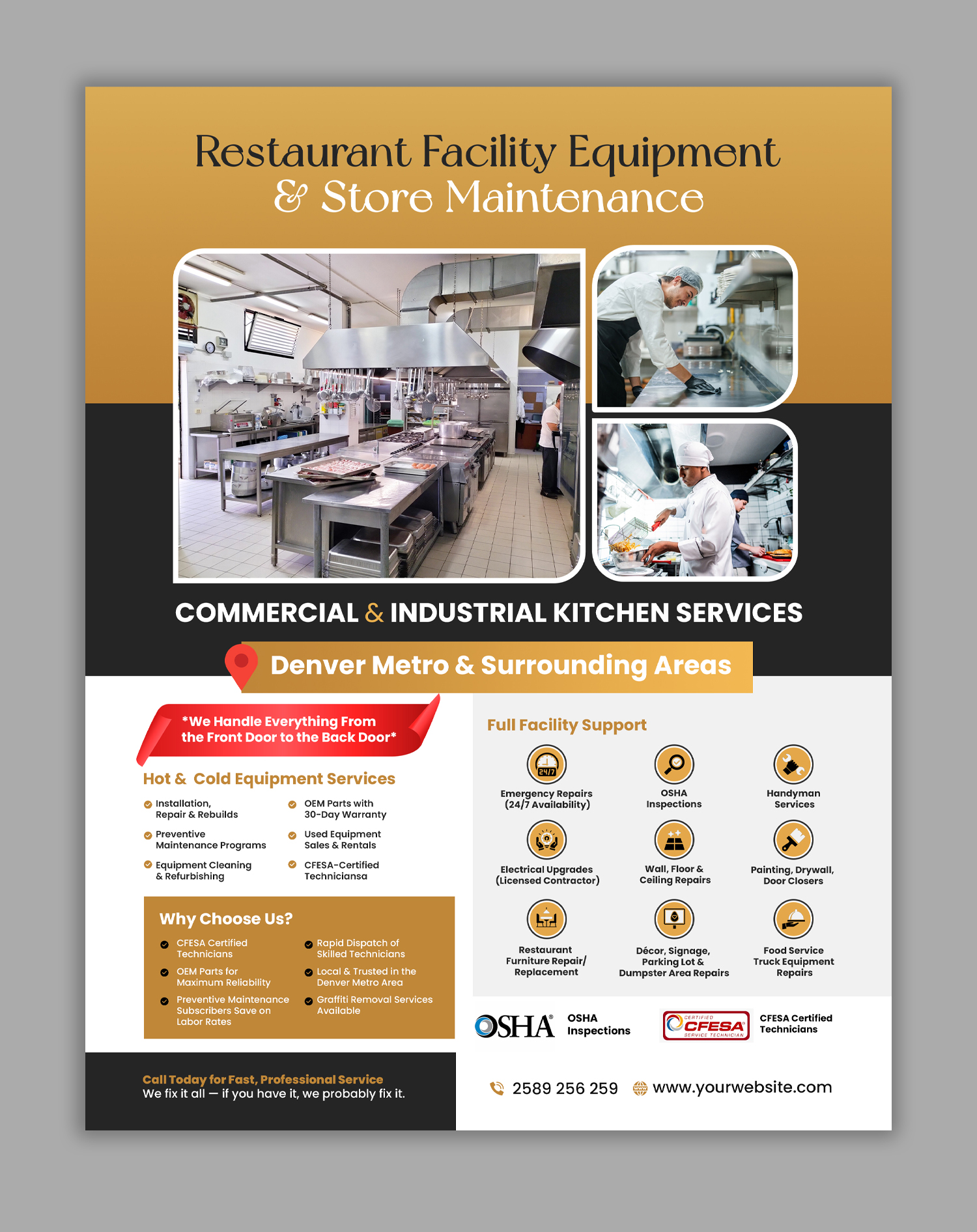 Flyer Design by debdesign for Mile High Millwrights and Maintenance | Design #35437893