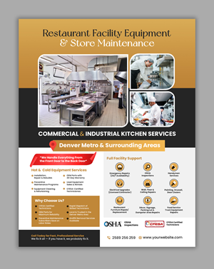 Flyer Design by debdesign for Mile High Millwrights and Maintenance | Design: #35437893