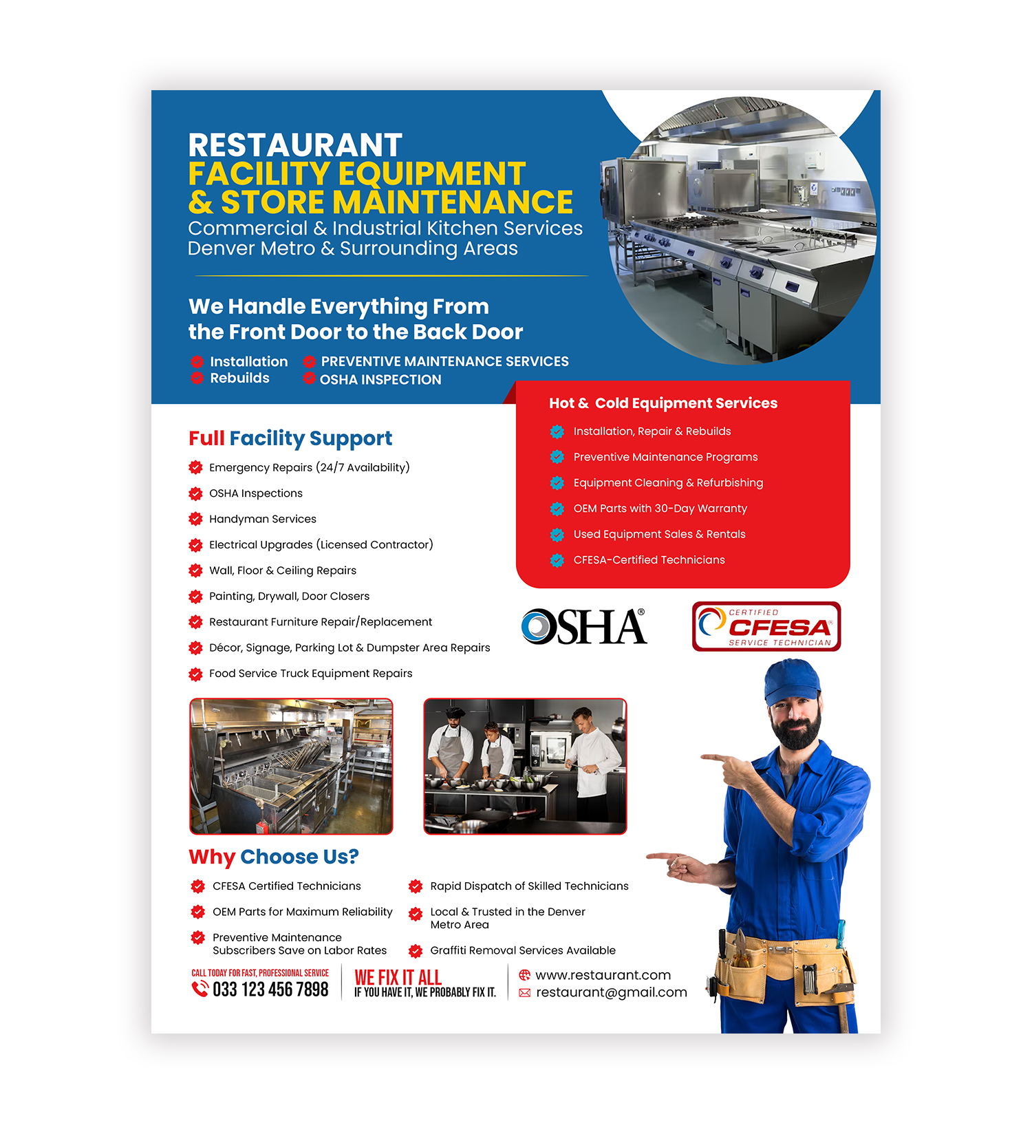 Flyer Design by debdesign for Mile High Millwrights and Maintenance | Design #35437944