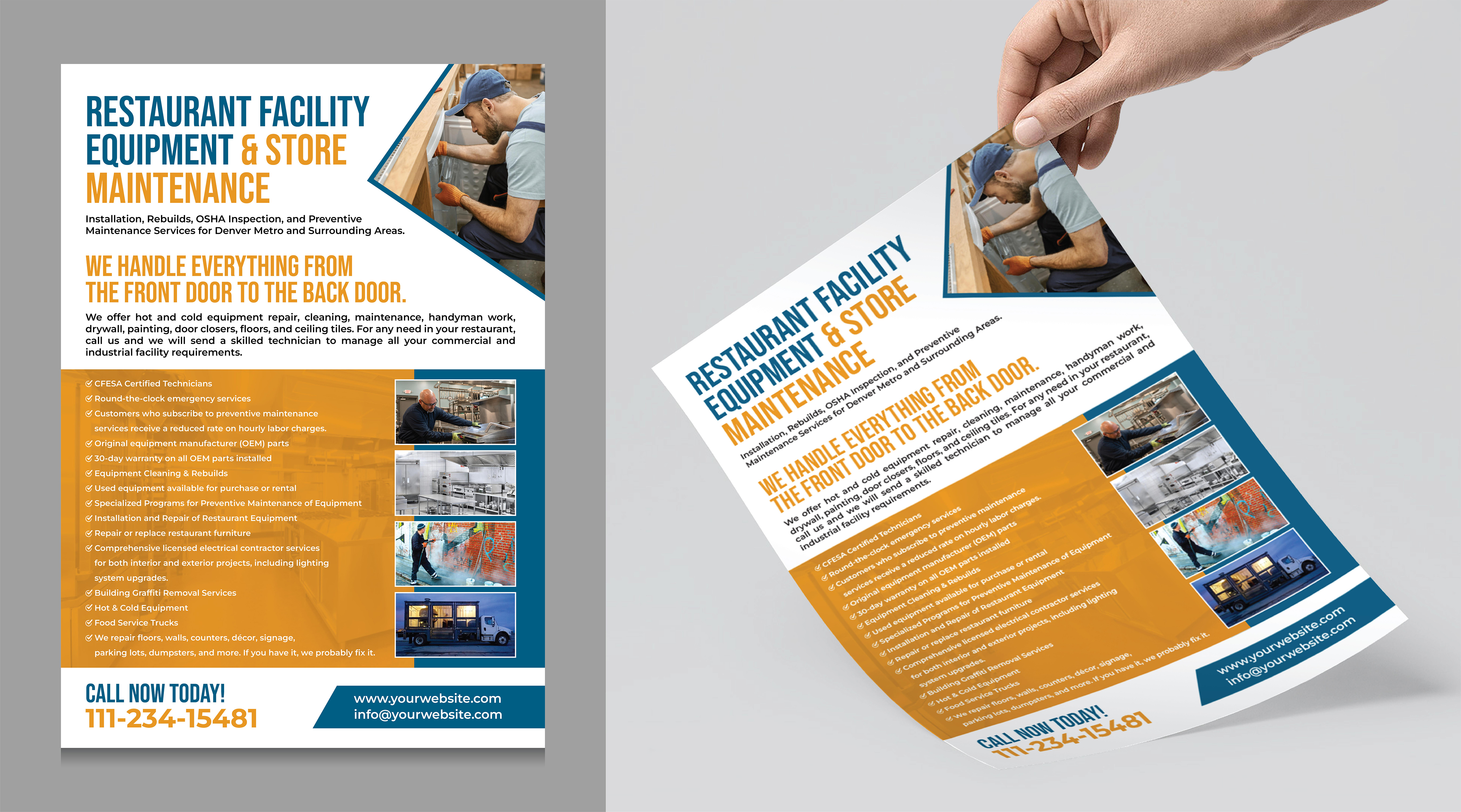 Flyer Design by 3Guys for Mile High Millwrights and Maintenance | Design #35438827