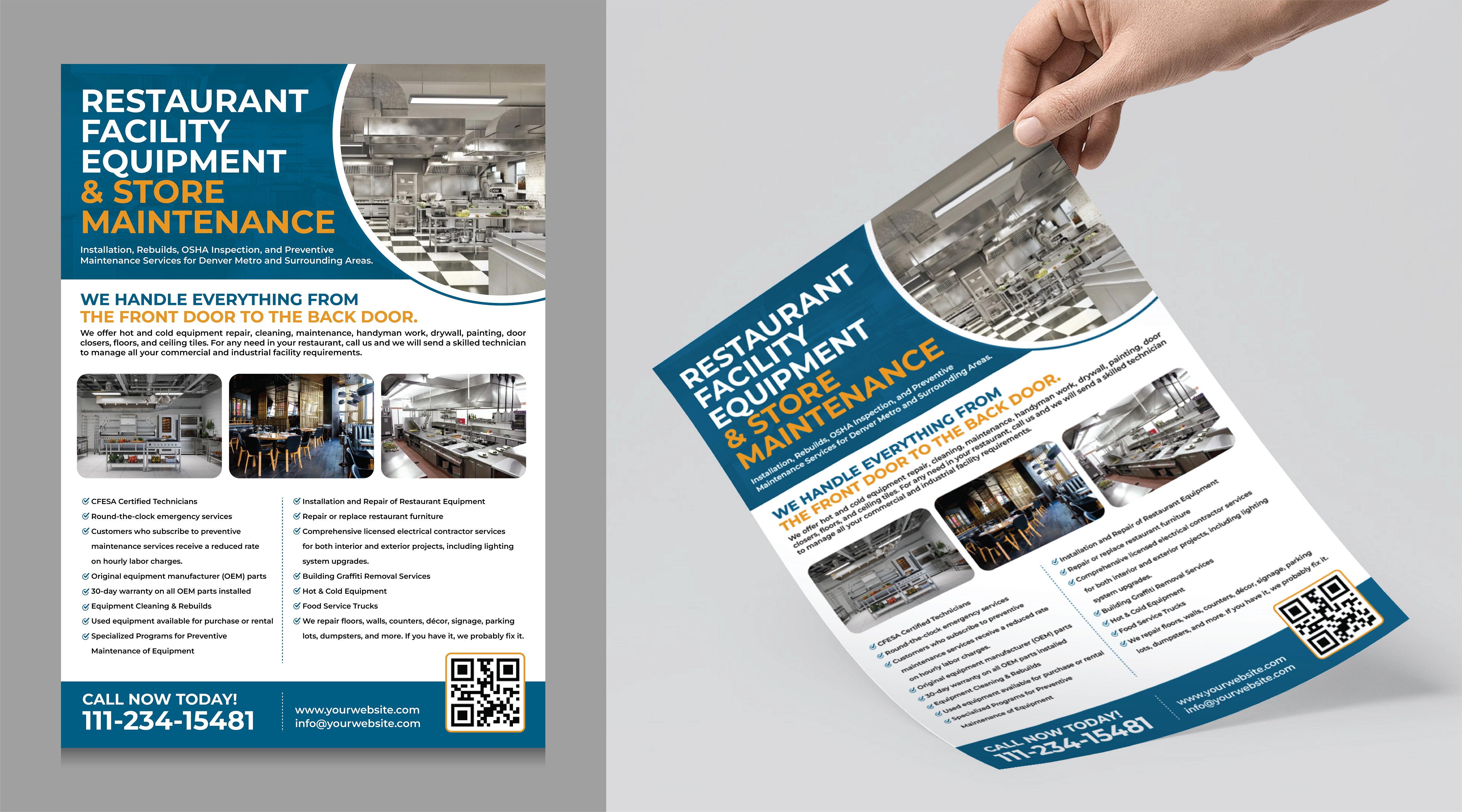 Flyer Design by 3Guys for Mile High Millwrights and Maintenance | Design #35439377