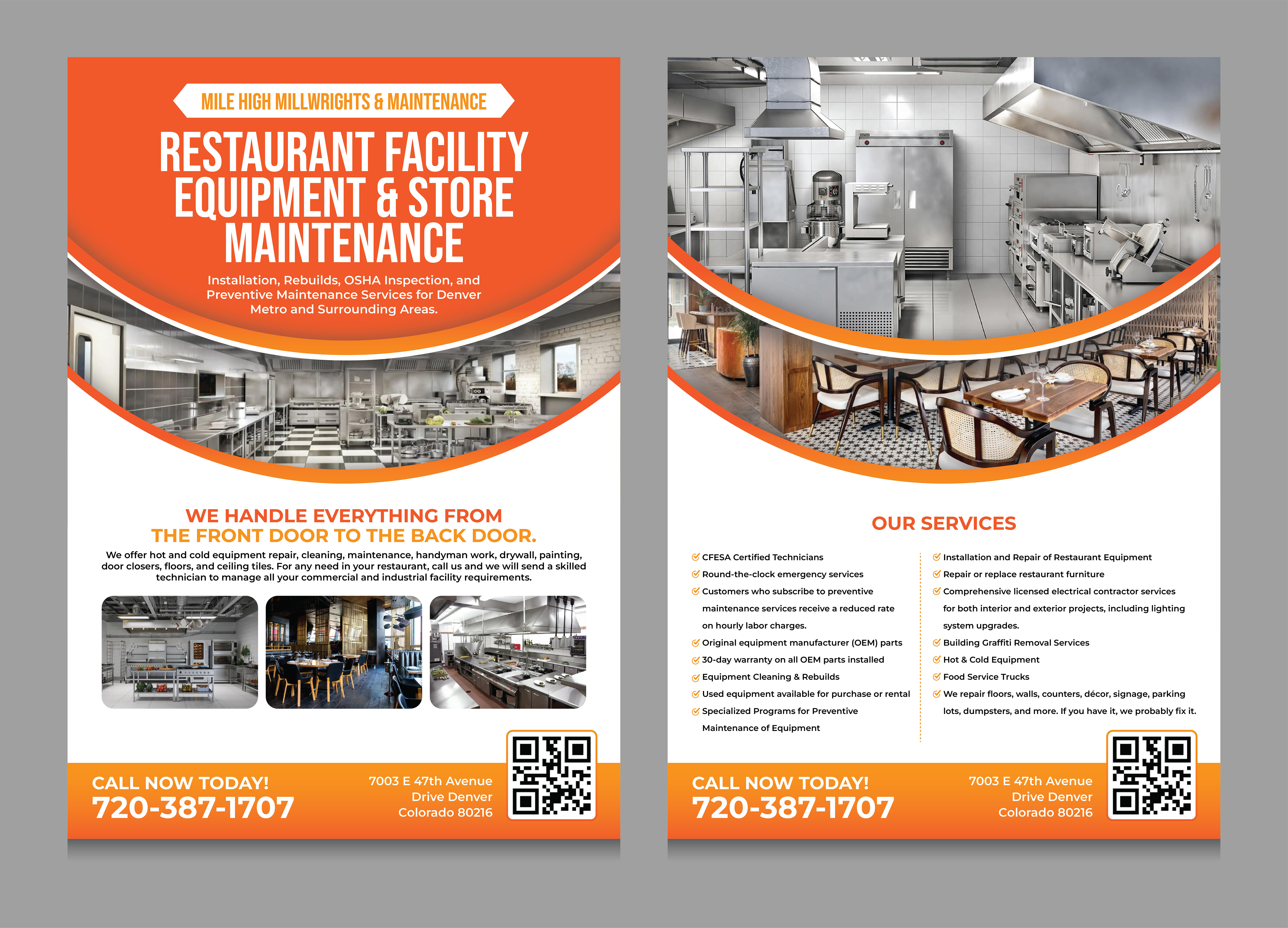 Flyer Design by 3Guys for Mile High Millwrights and Maintenance | Design #35445921