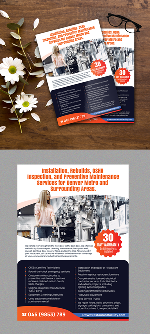 Flyer Design by 123graphics for Mile High Millwrights and Maintenance | Design: #35438230