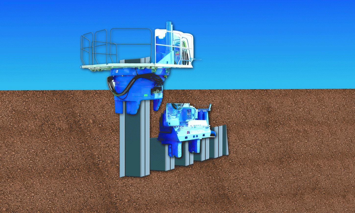 Diseño Gráfico por Rickyy para Blue Iron Foundations & Shoring, LLC | Diseño #35462127