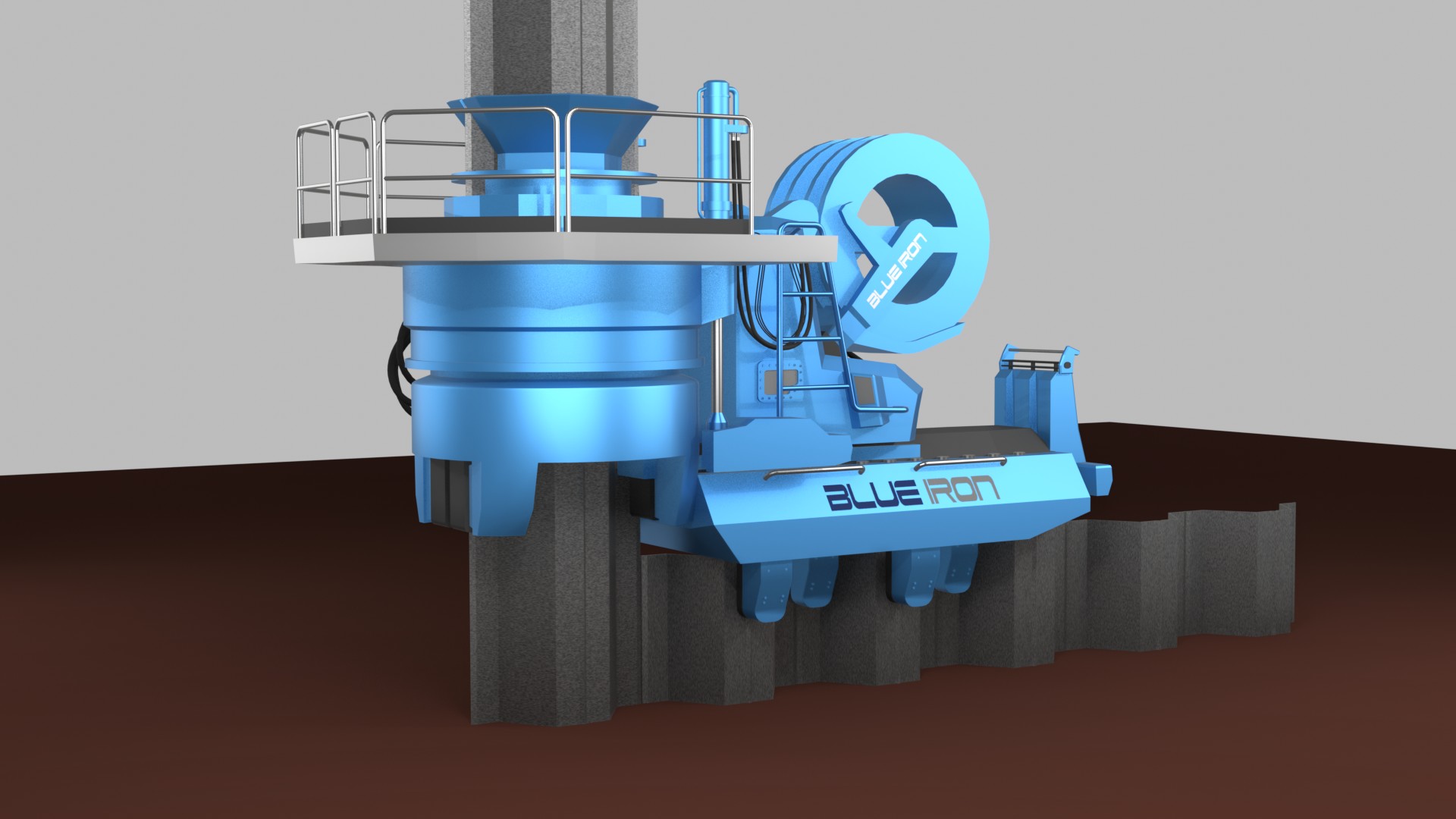 Graphic Design by Fajr. for Blue Iron Foundations & Shoring, LLC | Design #35460901