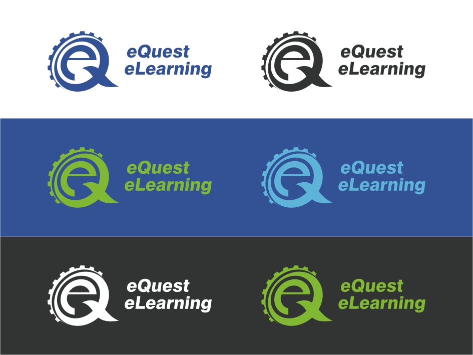 Logo Design by CityTop for eQuest eLearning | Design #71461