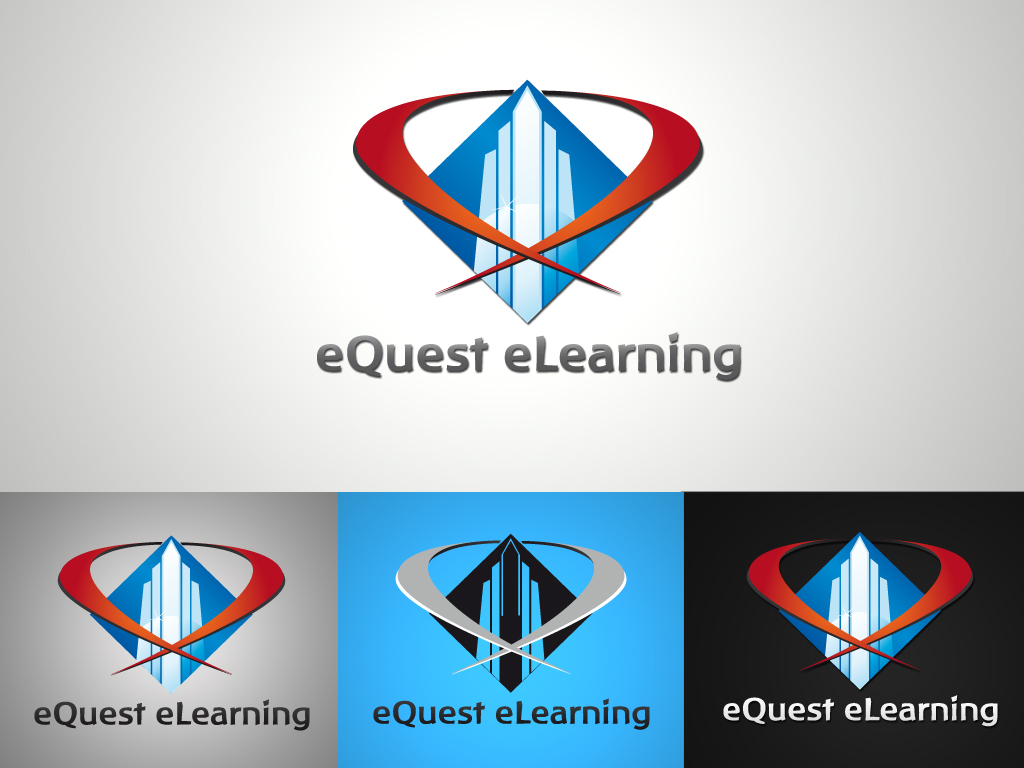 Logo Design by Walidplus for eQuest eLearning | Design #70838