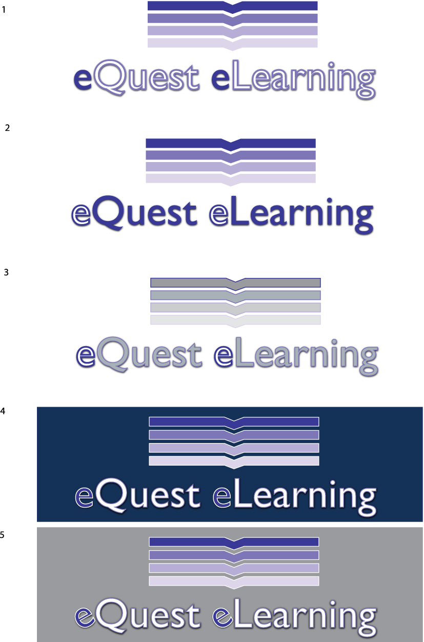 Logo Design by Cláudia Polónia for eQuest eLearning | Design #71712