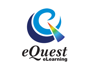 Logo Design by RENT-O-GRAPHICS for eQuest eLearning | Design: #68912