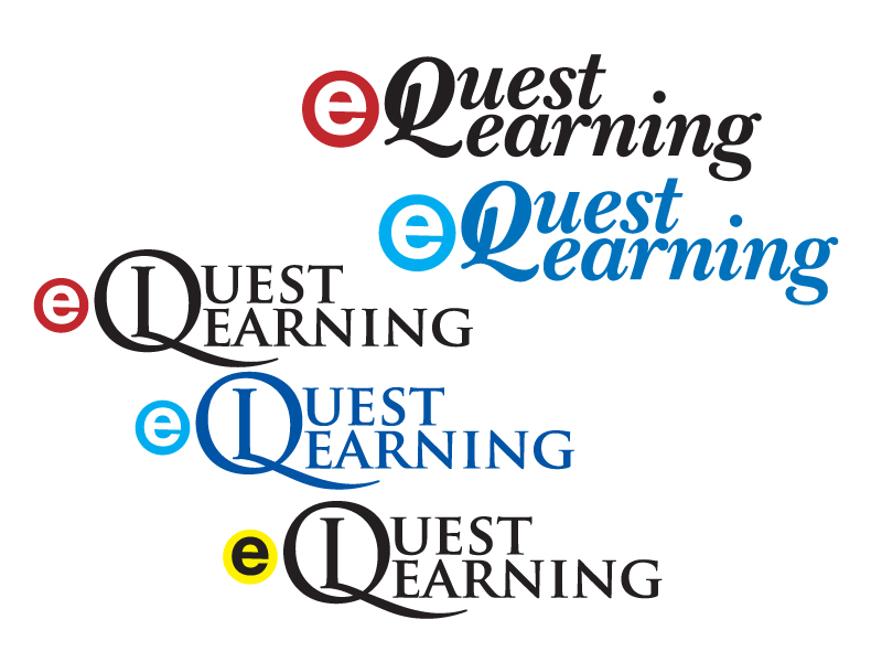 Logo Design by RENT-O-GRAPHICS for eQuest eLearning | Design #69058