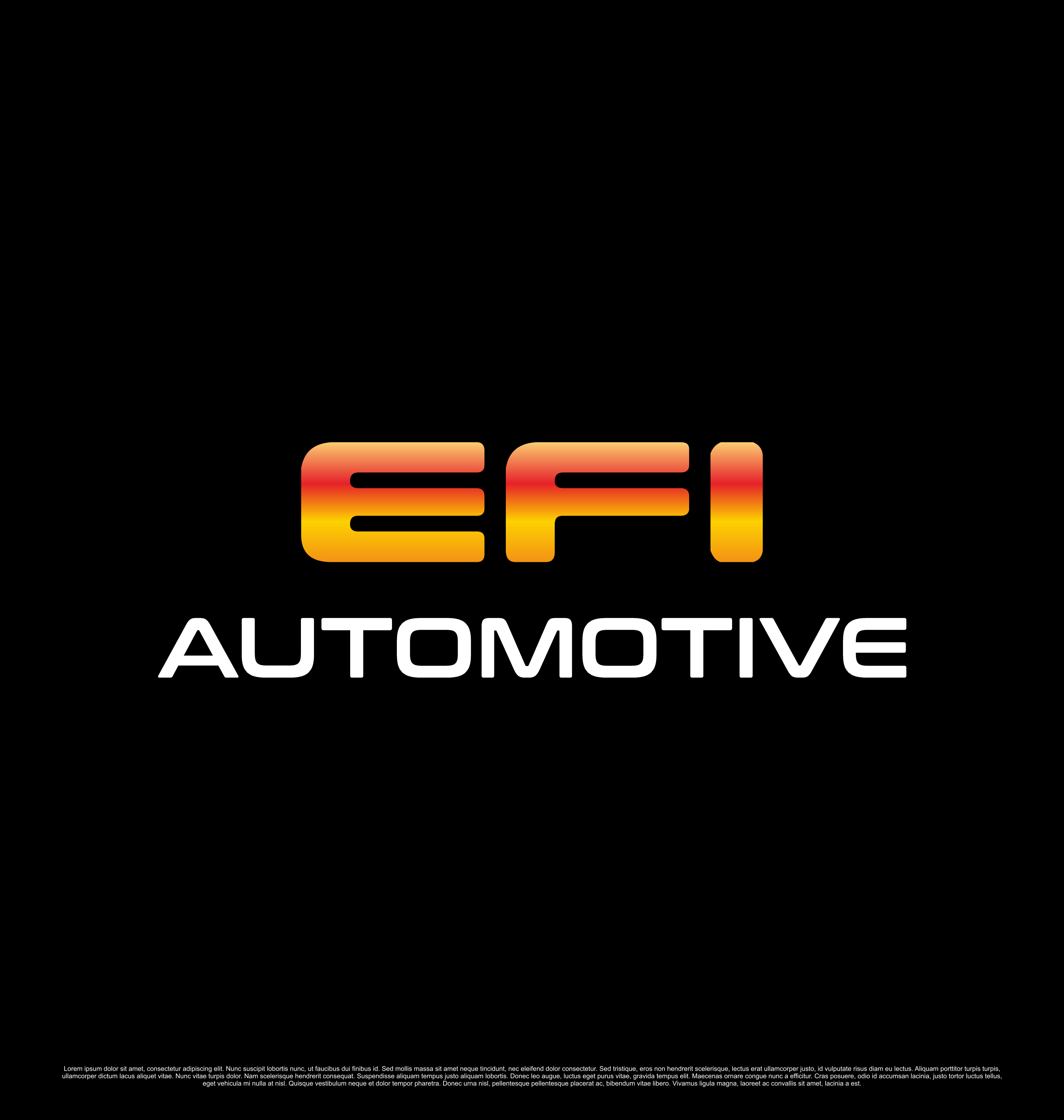 Diseño de Logo por saesean para EFI Automotive | Diseño #35438783