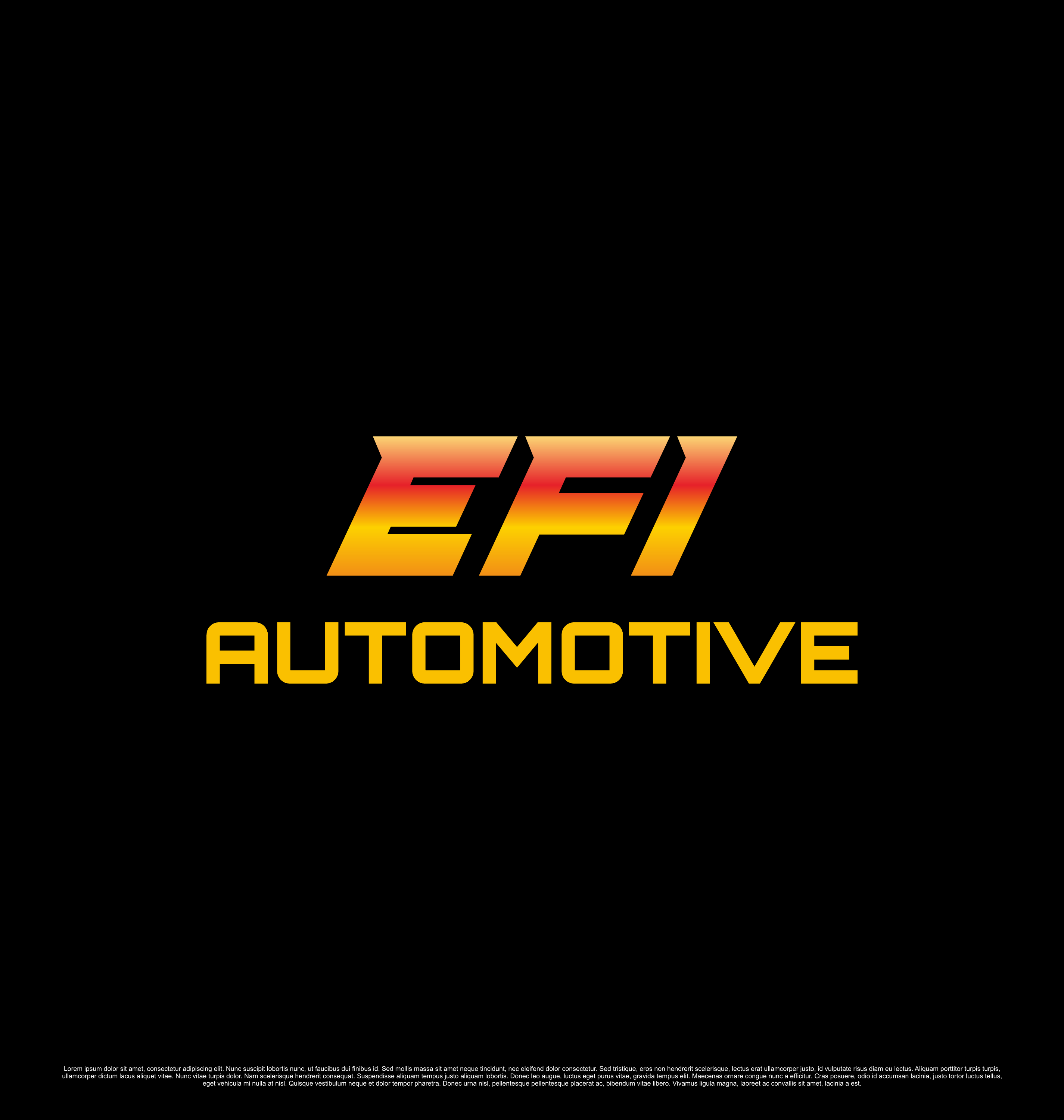 Diseño de Logo por saesean para EFI Automotive | Diseño #35438784