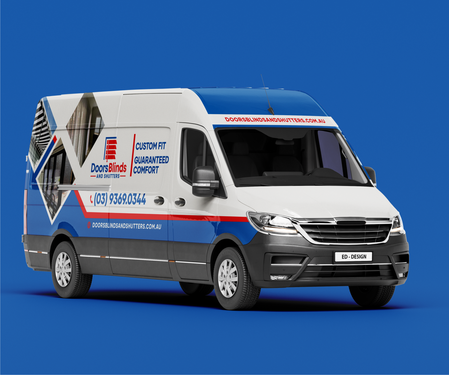 Diseño Gráfico por ThiagoB para Doors Blinds & Shutters | Diseño #35437961