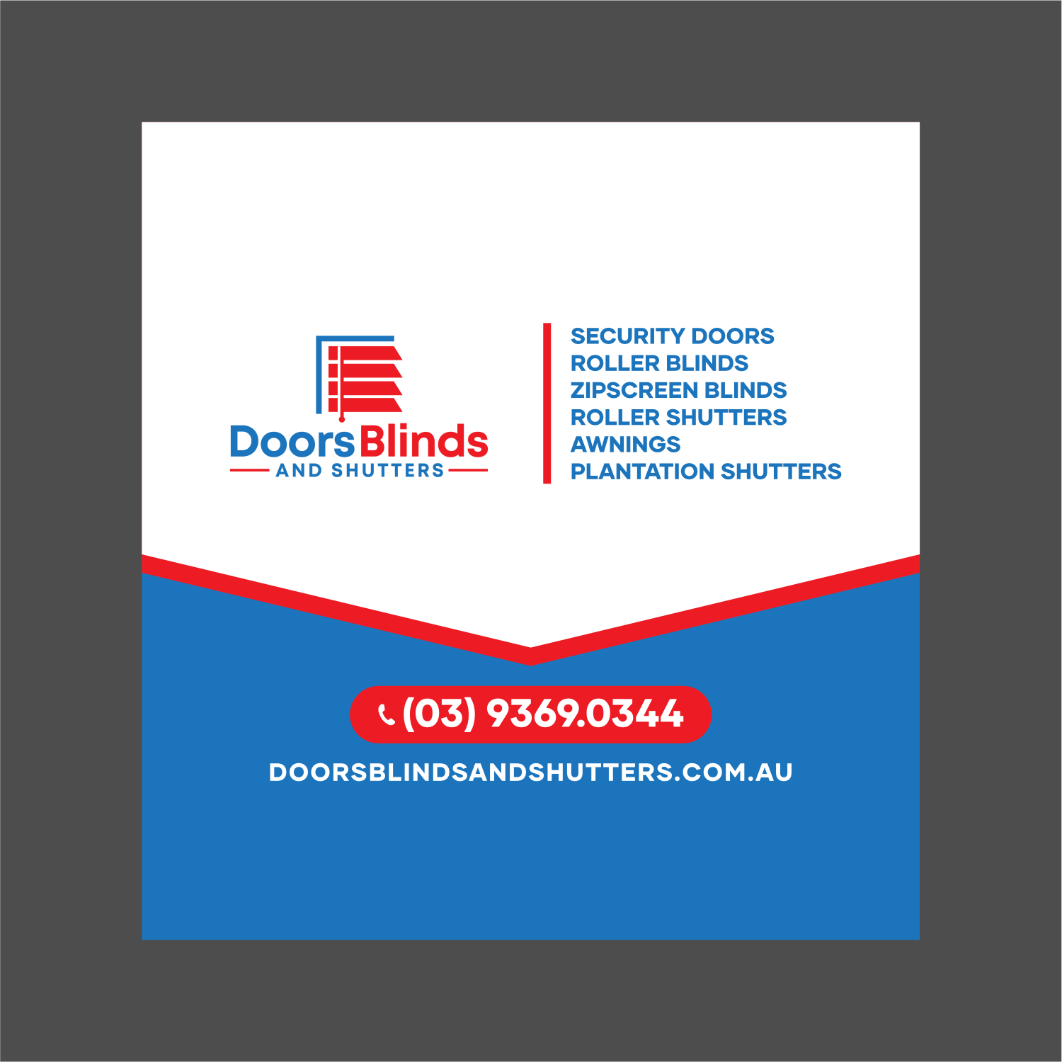 Grafik-Design von ThiagoB für Doors Blinds & Shutters | Design #35469180