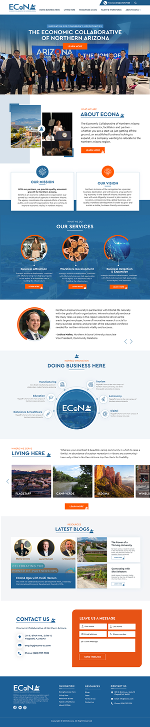 Web Design by Blue Sparrow for this project | Design: #35447418