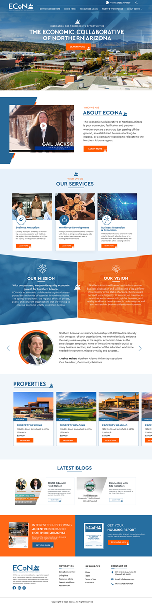 Web Design by Blue Sparrow for this project | Design: #35448988