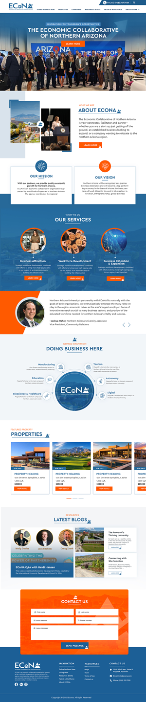 Web Design by Blue Sparrow for this project | Design: #35448989