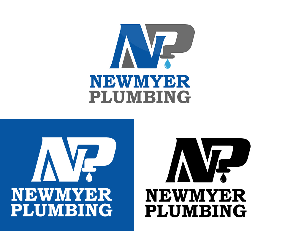 Diseño de Logo por Borun para Newmyer plumbing LLC | Diseño #35453132