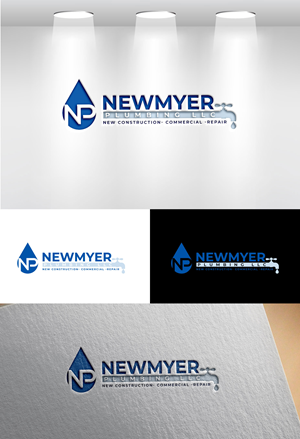 Logo-Design von Mi Design1 für Newmyer plumbing LLC | Design: #35447315