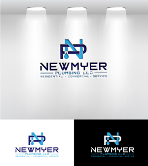Logo-Design von Mi Design1 für Newmyer plumbing LLC | Design: #35447518