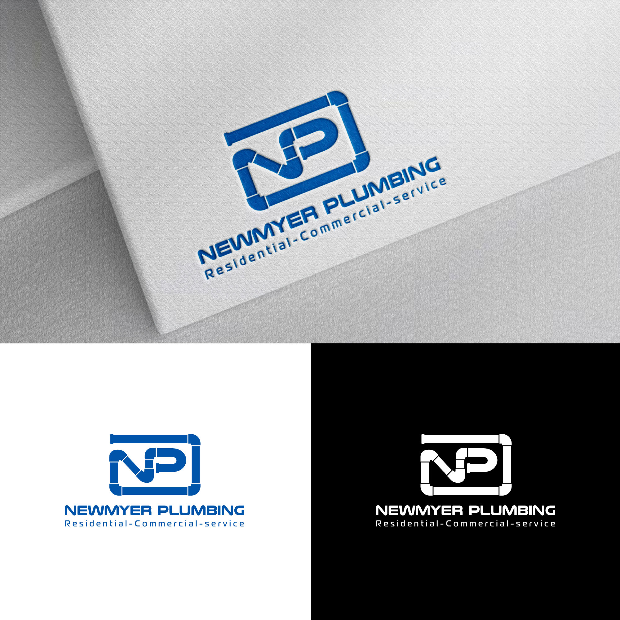 Logo Design by Fortmindz for Newmyer plumbing LLC | Design #35449459