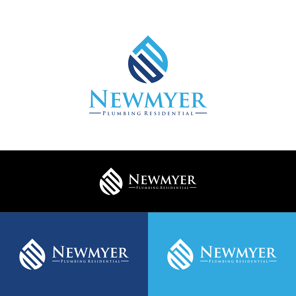 Logo Design by Buntu Pol for Newmyer plumbing LLC | Design #35461191