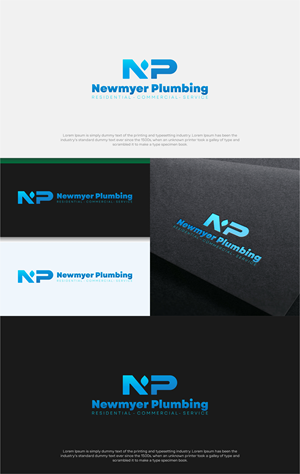 Logo Design by Student_art for Newmyer plumbing LLC | Design: #35479254