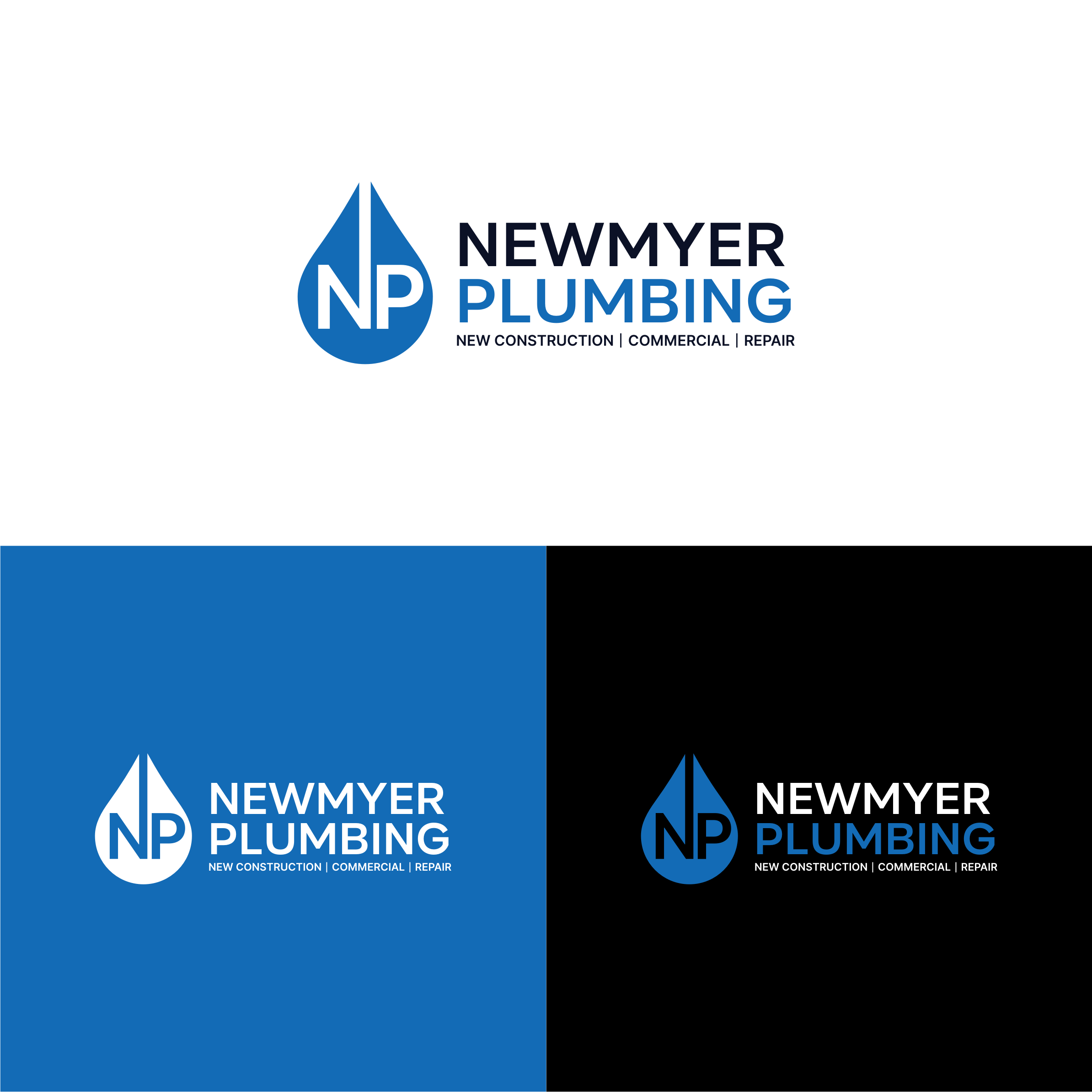 Logo Design by ndra for Newmyer plumbing LLC | Design #35457363