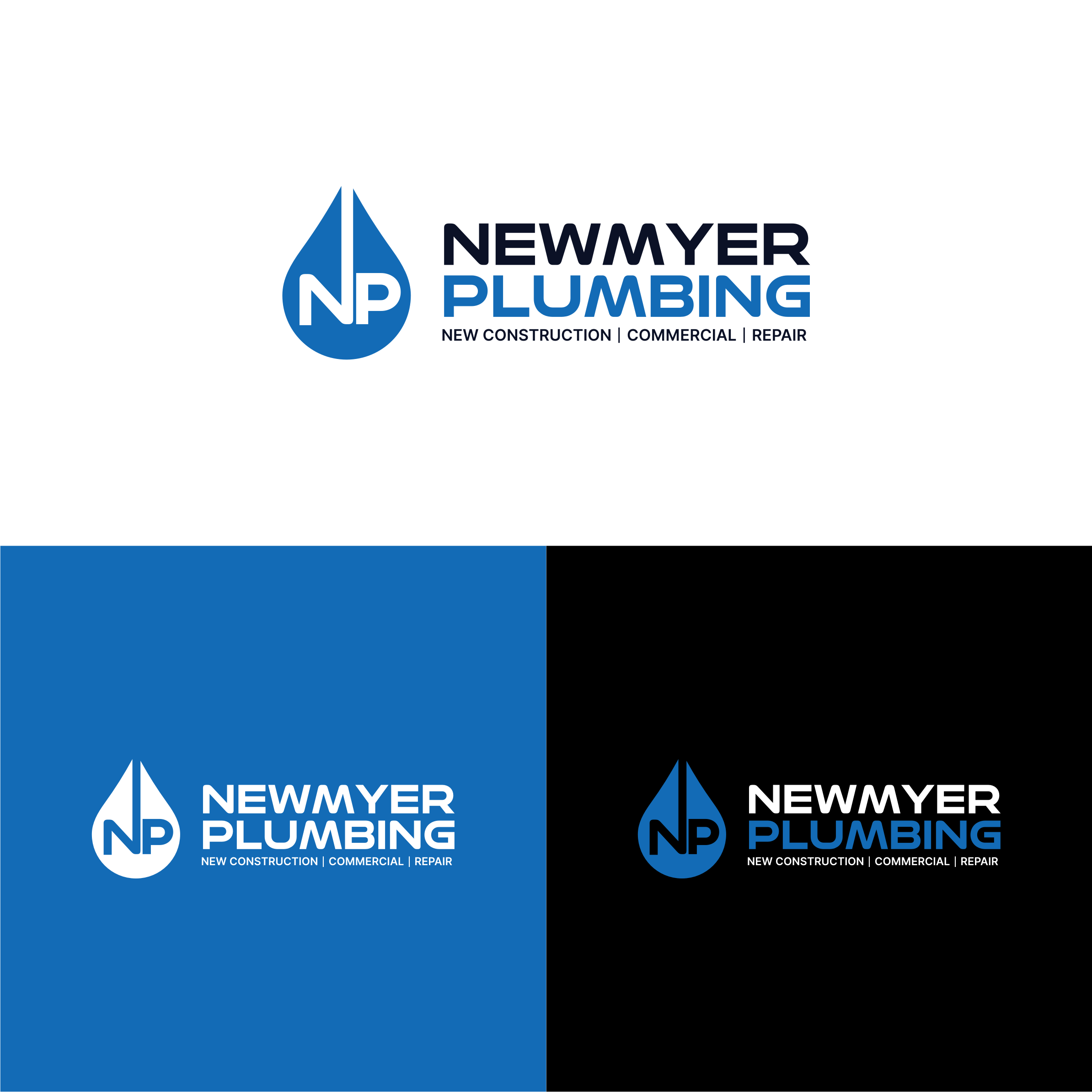 Logo Design by ndra for Newmyer plumbing LLC | Design #35457410
