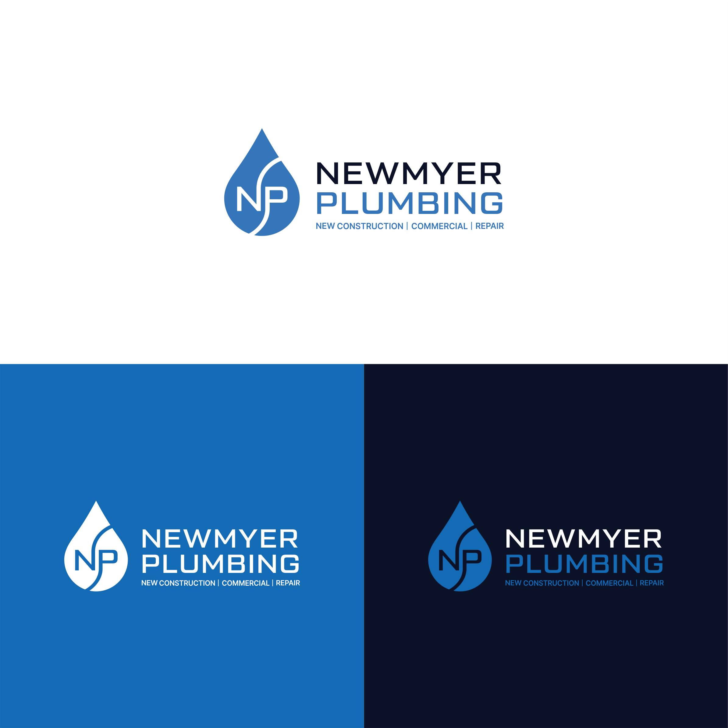 Logo Design by ndra for Newmyer plumbing LLC | Design #35478769