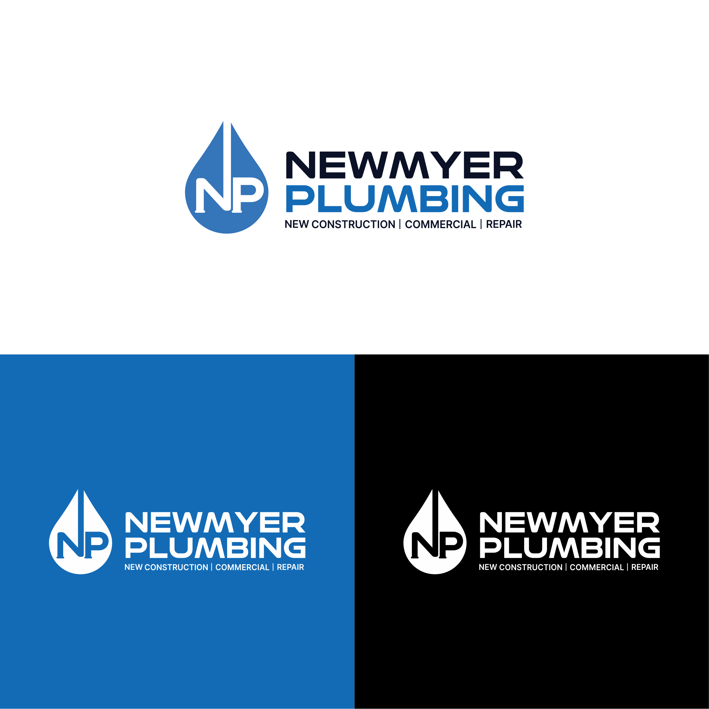 Logo Design by ndra for Newmyer plumbing LLC | Design #35494355
