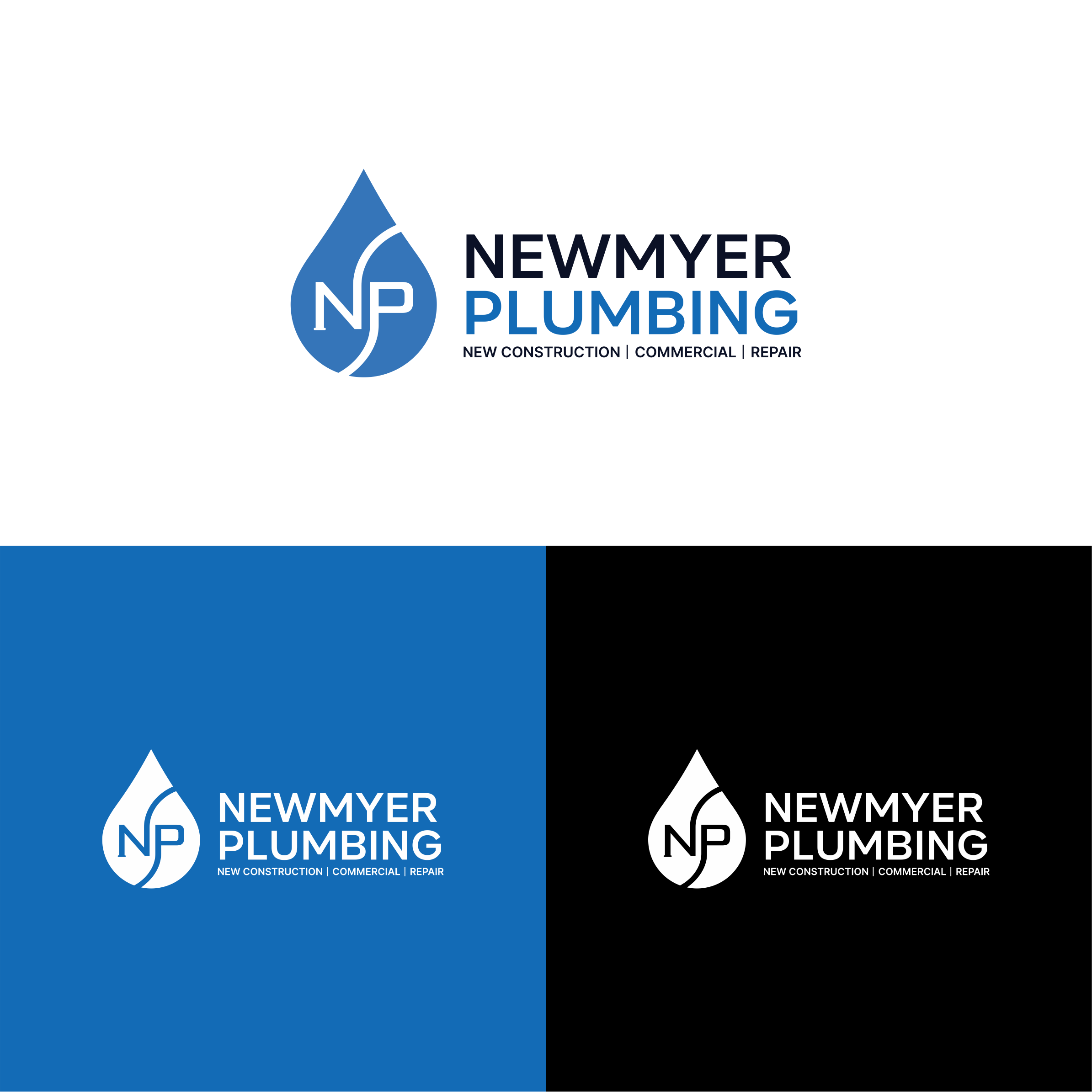 Logo Design by ndra for Newmyer plumbing LLC | Design #35494356