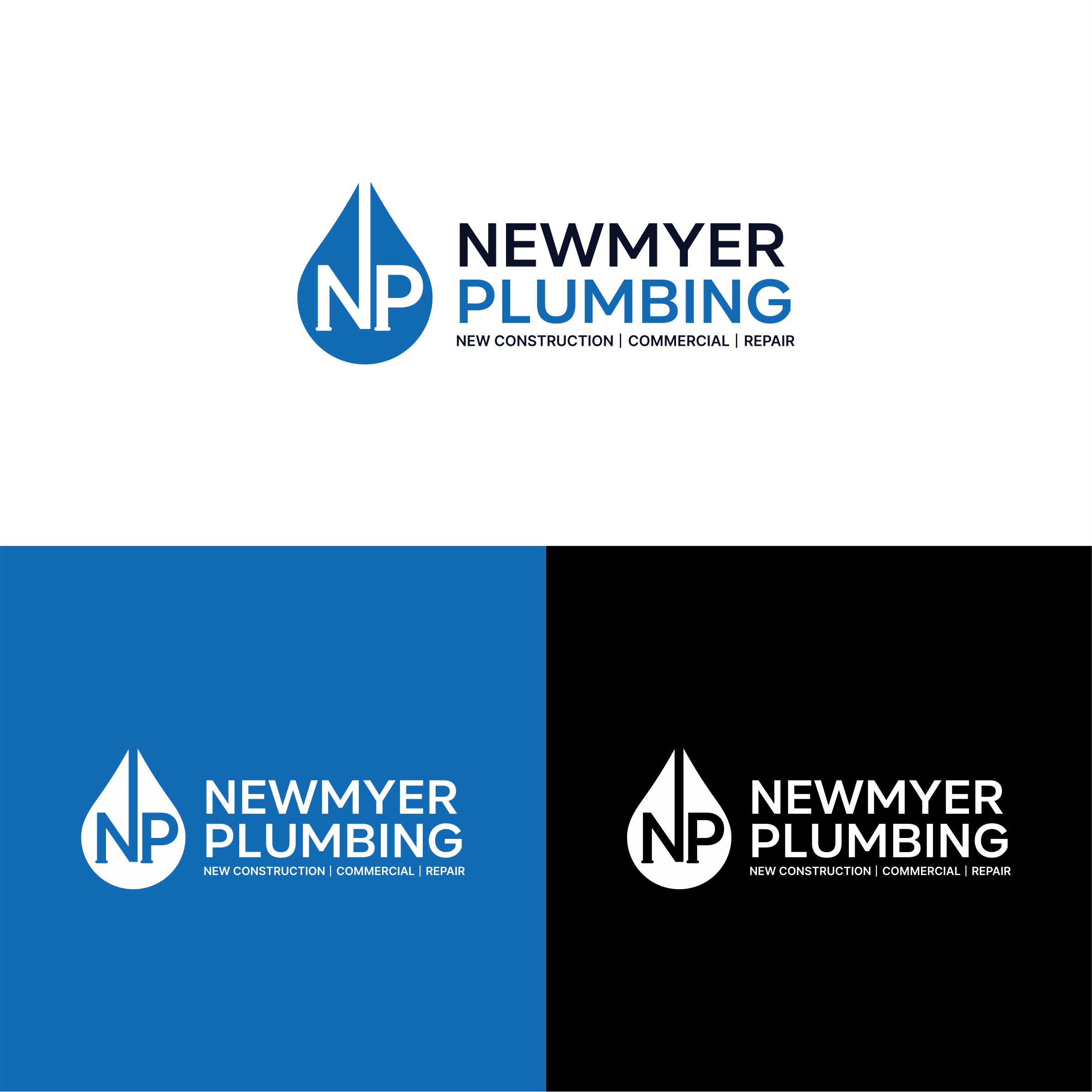 Logo Design by ndra for Newmyer plumbing LLC | Design #35494357