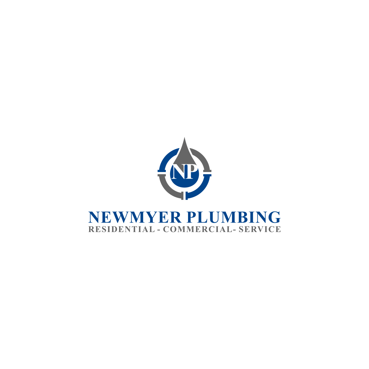 Logo Design by Kaze56 for Newmyer plumbing LLC | Design #35448010