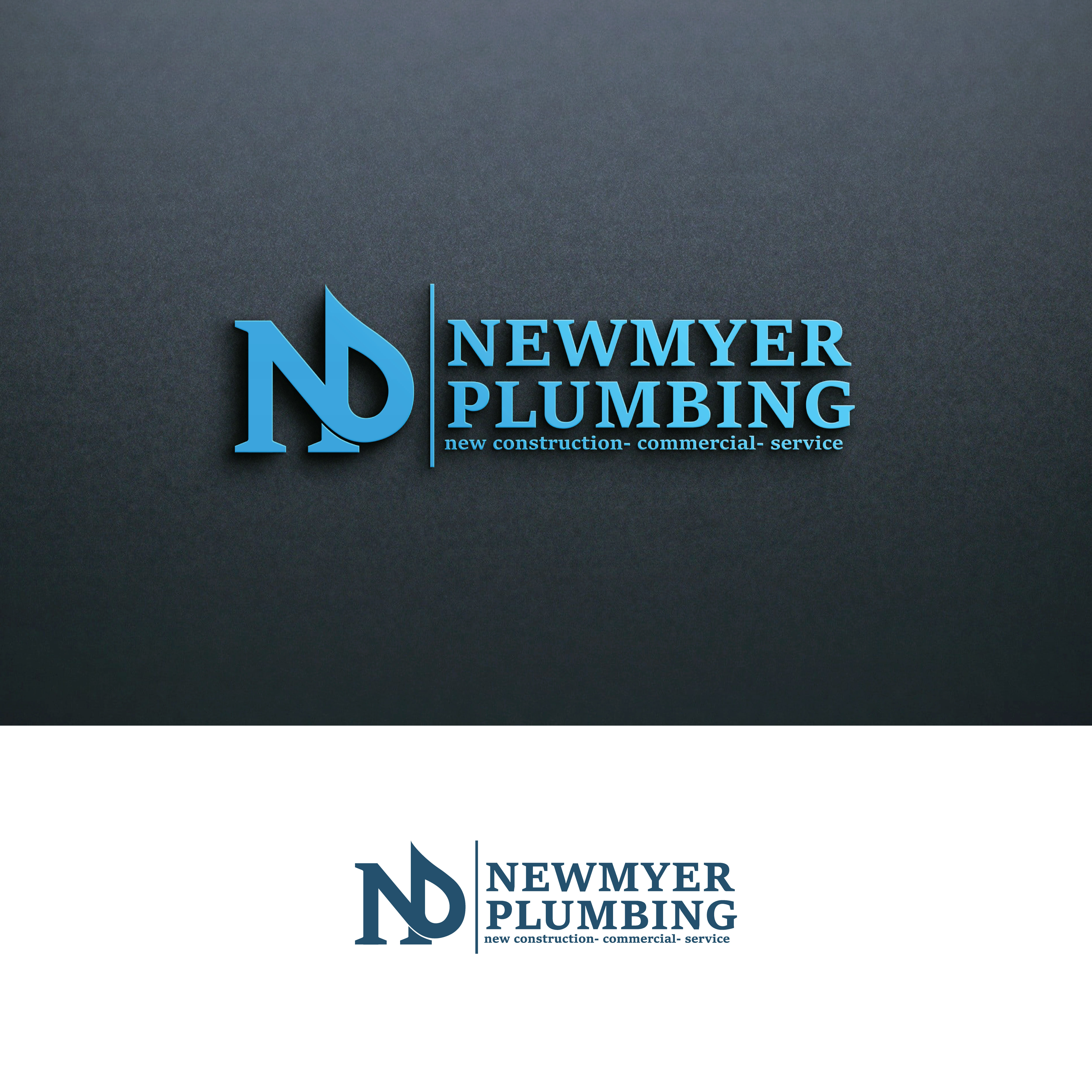 Logo-Design von ainee4 für Newmyer plumbing LLC | Design #35446017